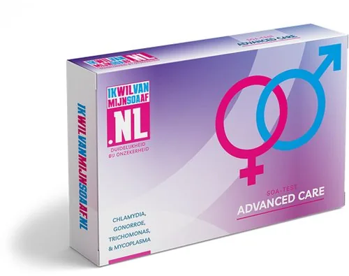 Advanced Care SOA test van SOA Test Rotterdam, test op Chlamydia, Gonorroe, Trichomonas en Mycoplasma